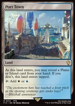 Port Town - Commander: Magic: The Gathering - FINAL FANTASY (Rare) [FIC-412]