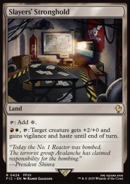 Slayers' Stronghold - Commander: Magic: The Gathering - FINAL FANTASY (Rare) [FIC-424]