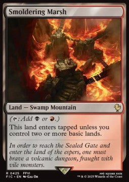 Smoldering Marsh - Commander: Magic: The Gathering - FINAL FANTASY (Rare) [FIC-425]