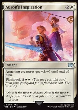 Auron's Inspiration - Magic: The Gathering - FINAL FANTASY (Uncommon) [FIN-8]