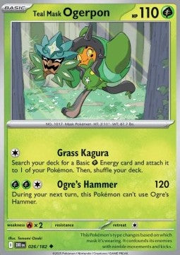 Teal Mask Ogerpon - Destined Rivals (Uncommon) [DRI-026]