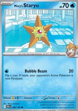 Misty's Staryu - Destined Rivals (Common) [DRI-046]