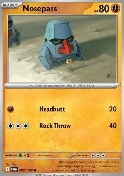 Nosepass - Destined Rivals (Common) [DRI-097]