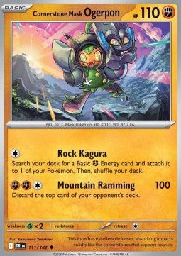 Cornerstone Mask Ogerpon - Destined Rivals (Uncommon) [DRI-111]