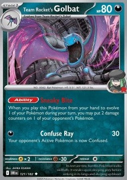 Team Rocket's Golbat - Destined Rivals (Uncommon) [DRI-121]