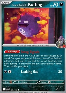 Team Rocket's Koffing - Destined Rivals (Common) [DRI-125]