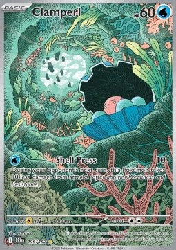 Clamperl - Destined Rivals (Illustration Rare) [DRI-195]