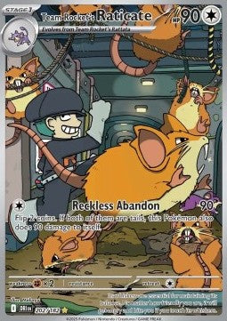 Team Rocket's Raticate - Destined Rivals (Illustration Rare) [DRI-202]