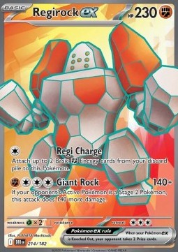 Regirock ex - Destined Rivals (Ultra Rare) [DRI-214]