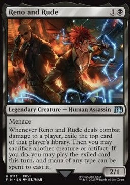 Reno and Rude - Magic: The Gathering - FINAL FANTASY (Uncommon) [FIN-113]