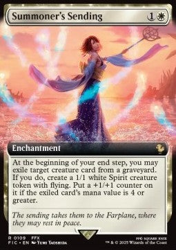 Summoner's Sending - Commander: Magic: The Gathering - FINAL FANTASY: Extras (Rare) [XFIC-109]