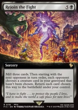 Rejoin the Fight - Commander: Magic: The Gathering - FINAL FANTASY: Extras (Rare) [XFIC-118]