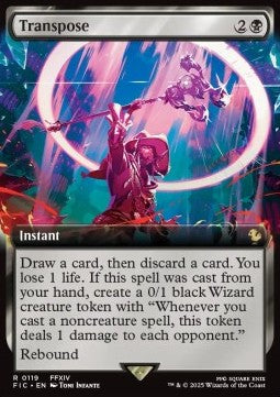 Transpose - Commander: Magic: The Gathering - FINAL FANTASY: Extras (Rare) [XFIC-119]