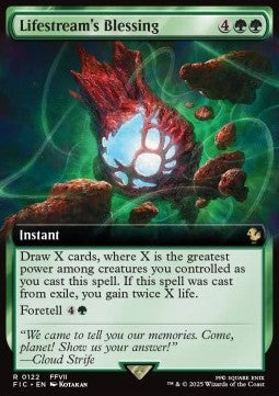 Lifestream's Blessing - Commander: Magic: The Gathering - FINAL FANTASY: Extras (Rare) [XFIC-122]