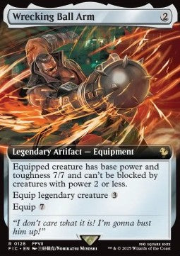 Wrecking Ball Arm - Commander: Magic: The Gathering - FINAL FANTASY: Extras (Rare) [XFIC-128]