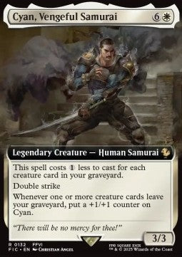 Cyan, Vengeful Samurai - Commander: Magic: The Gathering - FINAL FANTASY: Extras (Rare) [XFIC-132]