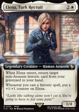 Elena, Turk Recruit - Commander: Magic: The Gathering - FINAL FANTASY: Extras (Rare) [XFIC-133]