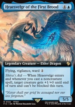 Hraesvelgr of the First Brood - Commander: Magic: The Gathering - FINAL FANTASY: Extras (Rare) [XFIC-142]