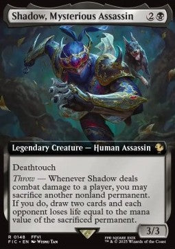 Shadow, Mysterious Assassin - Commander: Magic: The Gathering - FINAL FANTASY: Extras (Rare) [XFIC-148]