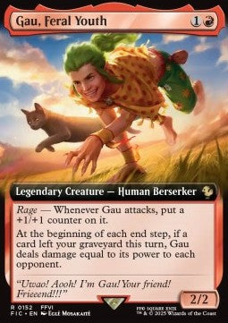 Gau, Feral Youth - Commander: Magic: The Gathering - FINAL FANTASY: Extras (Rare) [XFIC-152]