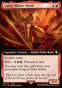 Sabin, Master Monk - Commander: Magic: The Gathering - FINAL FANTASY: Extras (Rare) [XFIC-154]