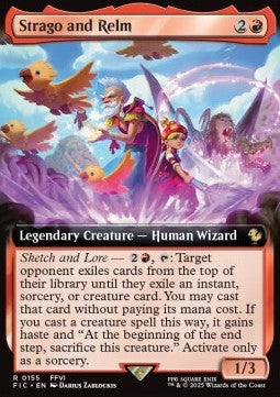 Strago and Relm - Commander: Magic: The Gathering - FINAL FANTASY: Extras (Rare) [XFIC-155]