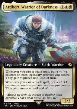 Ardbert, Warrior of Darkness - Commander: Magic: The Gathering - FINAL FANTASY: Extras (Rare) [XFIC-164]