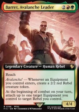 Barret, Avalanche Leader - Commander: Magic: The Gathering - FINAL FANTASY: Extras (Rare) [XFIC-166]