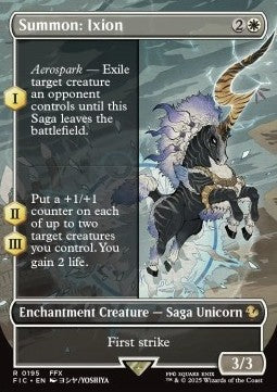 Summon: Ixion - Commander: Magic: The Gathering - FINAL FANTASY: Extras (Rare) [XFIC-195]