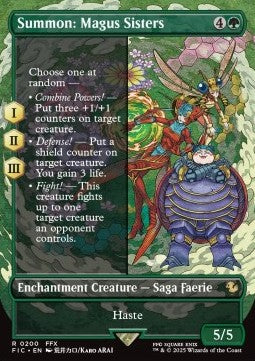Summon: Magus Sisters - Commander: Magic: The Gathering - FINAL FANTASY: Extras (Rare) [XFIC-200]