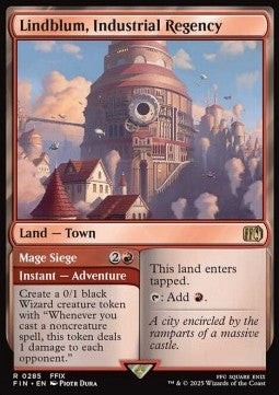 Lindblum, Industrial Regency // Mage Siege - Magic: The Gathering - FINAL FANTASY (Rare) [FIN-285]