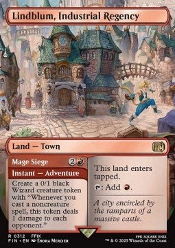 Lindblum, Industrial Regency // Mage Siege - Magic: The Gathering - FINAL FANTASY: Extras (Rare) [XFIN-312]