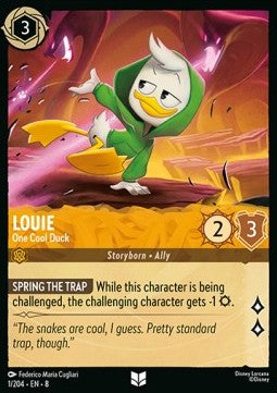 Louie - One Cool Duck (V.1) - Reign of Jafar (Uncommon) [8JAF-1]
