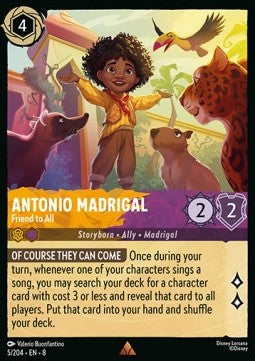 Antonio Madrigal - Friend to All - Reign of Jafar (Rare) [8JAF-5]