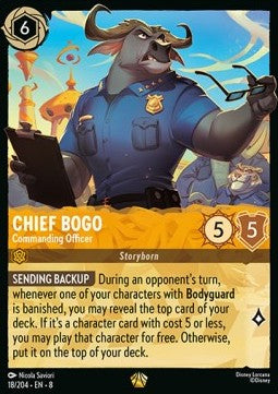 Chief Bogo - Commanding Officer - Reign of Jafar (Legendary) [8JAF-18]