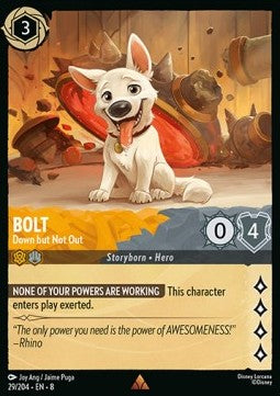 Bolt - Down but Not Out - Reign of Jafar (Rare) [8JAF-29]