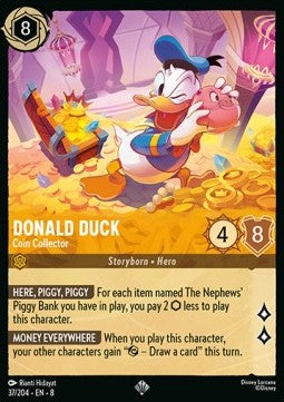 Donald Duck - Coin Collector - Reign of Jafar (Super Rare) [8JAF-37]