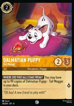 Dalmatian Puppy - Tail Wagger - Reign of Jafar (Common) [8JAF-38]