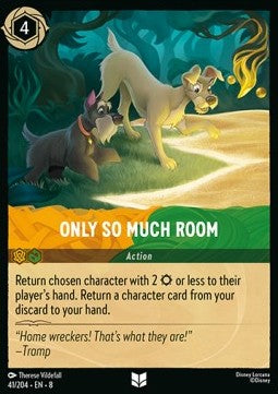 Only So Much Room - Reign of Jafar (Uncommon) [8JAF-41]