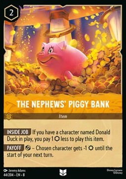 The Nephews' Piggy Bank - Reign of Jafar (Uncommon) [8JAF-44]