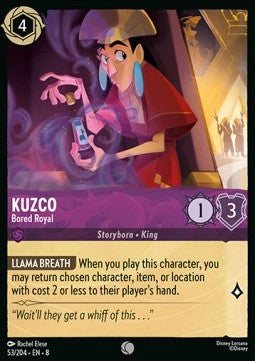 Kuzco - Bored Royal - Reign of Jafar (Common) [8JAF-53]