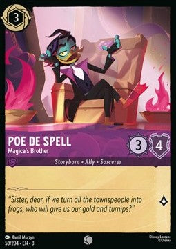 Poe De Spell - Magica's Brother - Reign of Jafar (Common) [8JAF-58]
