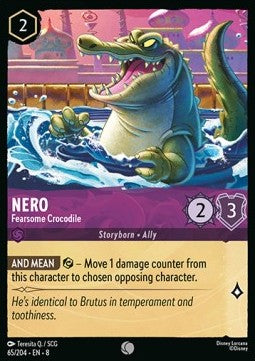 Nero - Fearsome Crocodile (V.1) - Reign of Jafar (Common) [8JAF-65]