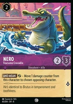 Nero - Fearsome Crocodile (V.2) - Reign of Jafar (Common) [8JAF-65]