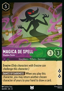Magica De Spell - Shadow Form - Reign of Jafar (Uncommon) [8JAF-66]