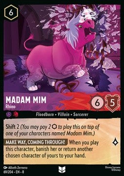 Madam Mim - Rhino - Reign of Jafar (Uncommon) [8JAF-69]