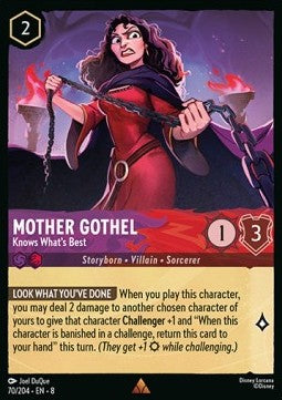 Mother Gothel - Knows What's Best (V.1) - Reign of Jafar (Rare) [8JAF-70]