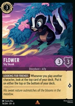 Flower - Shy Skunk - Reign of Jafar (Rare) [8JAF-76]