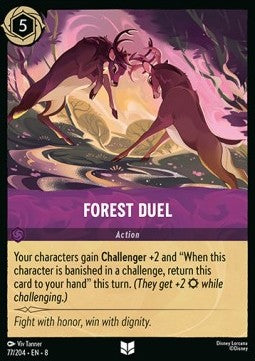 Forest Duel - Reign of Jafar (Uncommon) [8JAF-77]