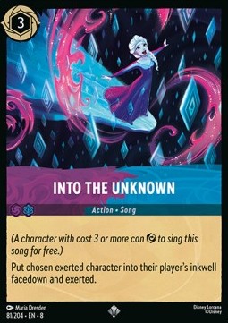 Into the Unknown (V.1) - Reign of Jafar (Super Rare) [8JAF-81]